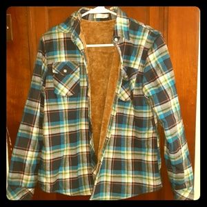 Plaid shirt/jacket